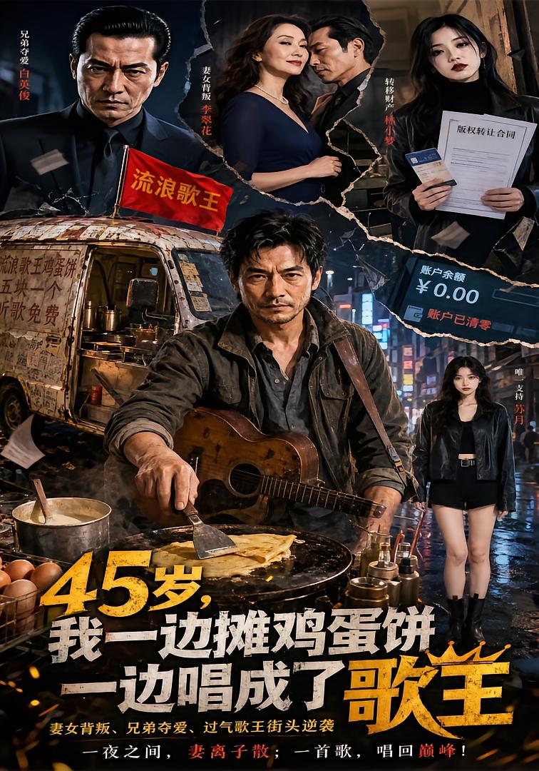 45岁，我一边摊鸡蛋饼一边唱成了歌王
