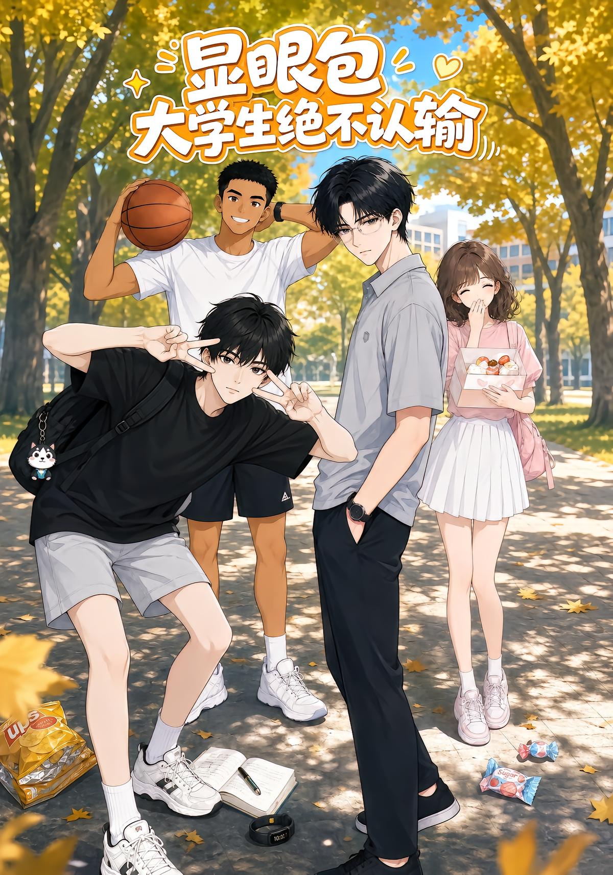 显眼包大学生绝不认输