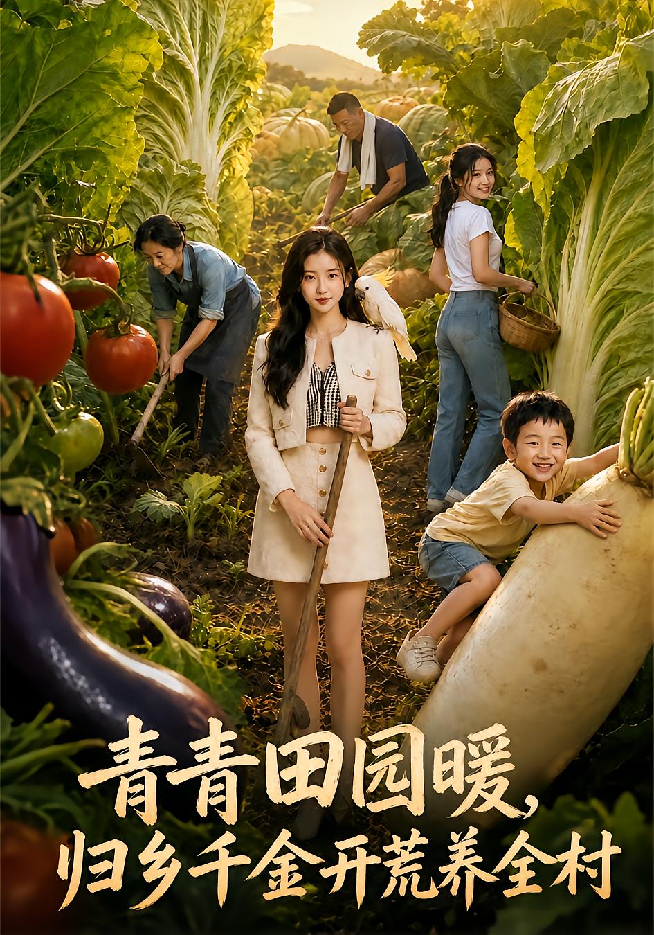 青青田园暖，归乡千金开荒养全村