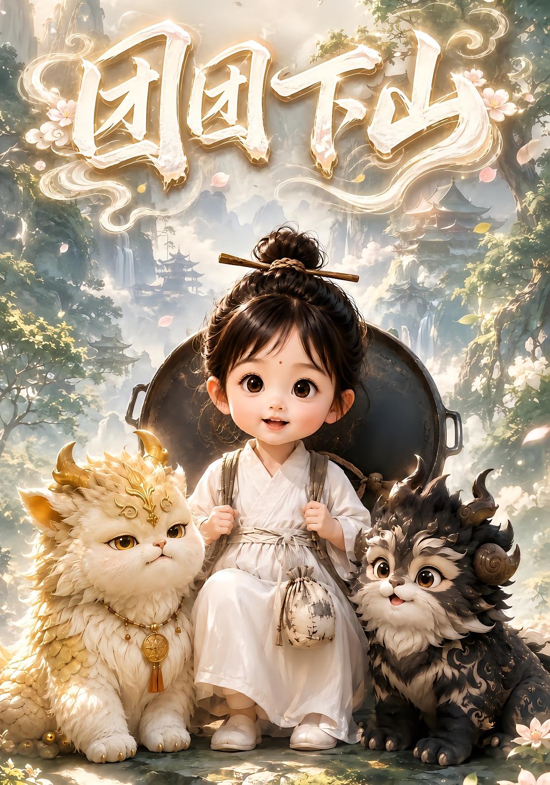 团团下山