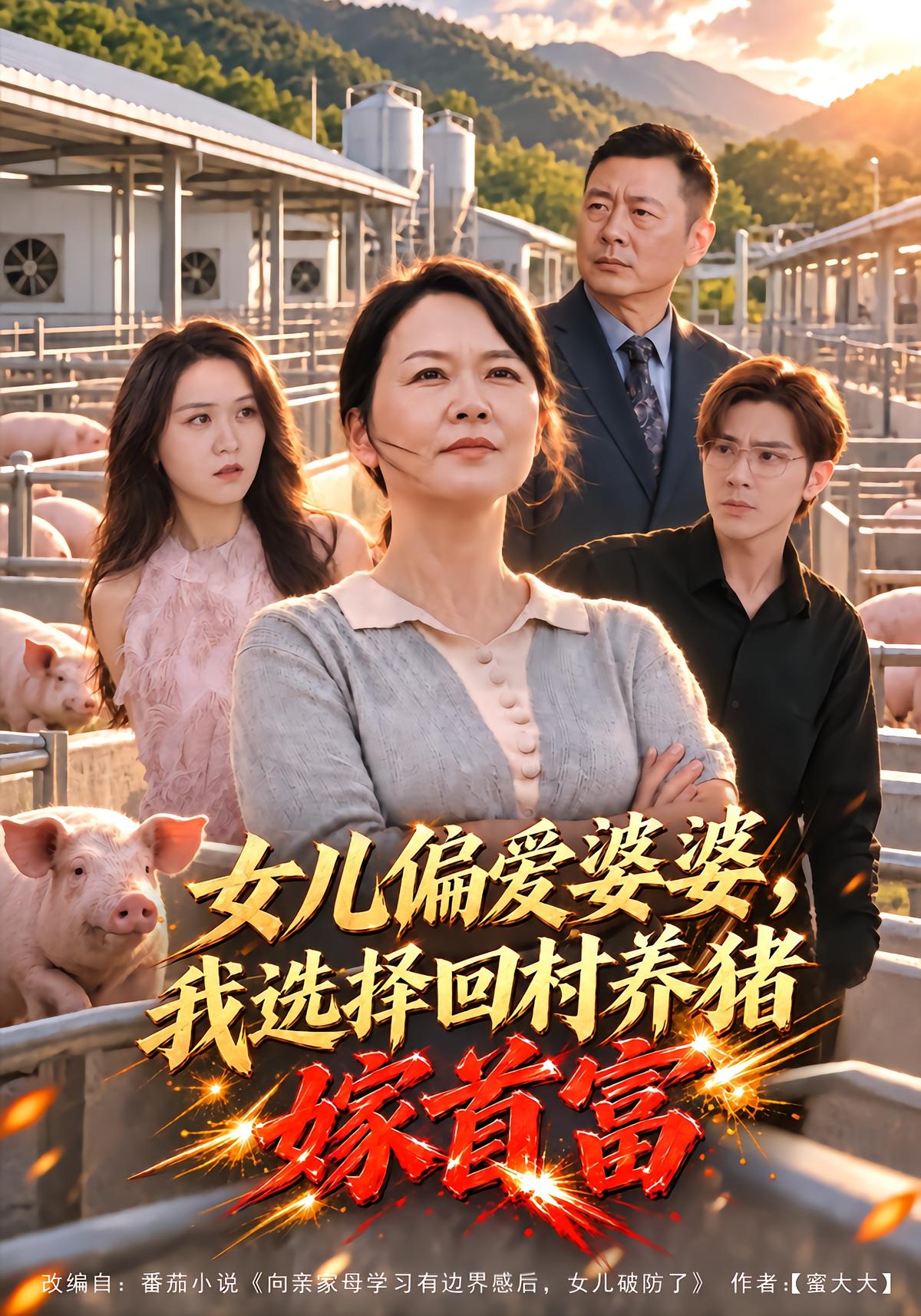 女儿偏爱婆婆，我选择回村养猪嫁首富