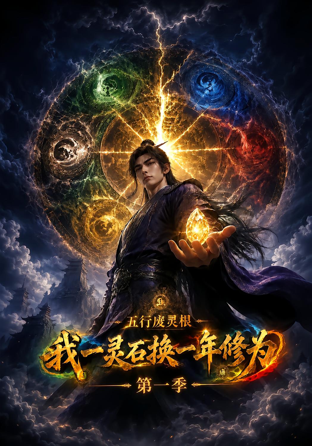 五行废灵根：我一灵石换一年修为第一季