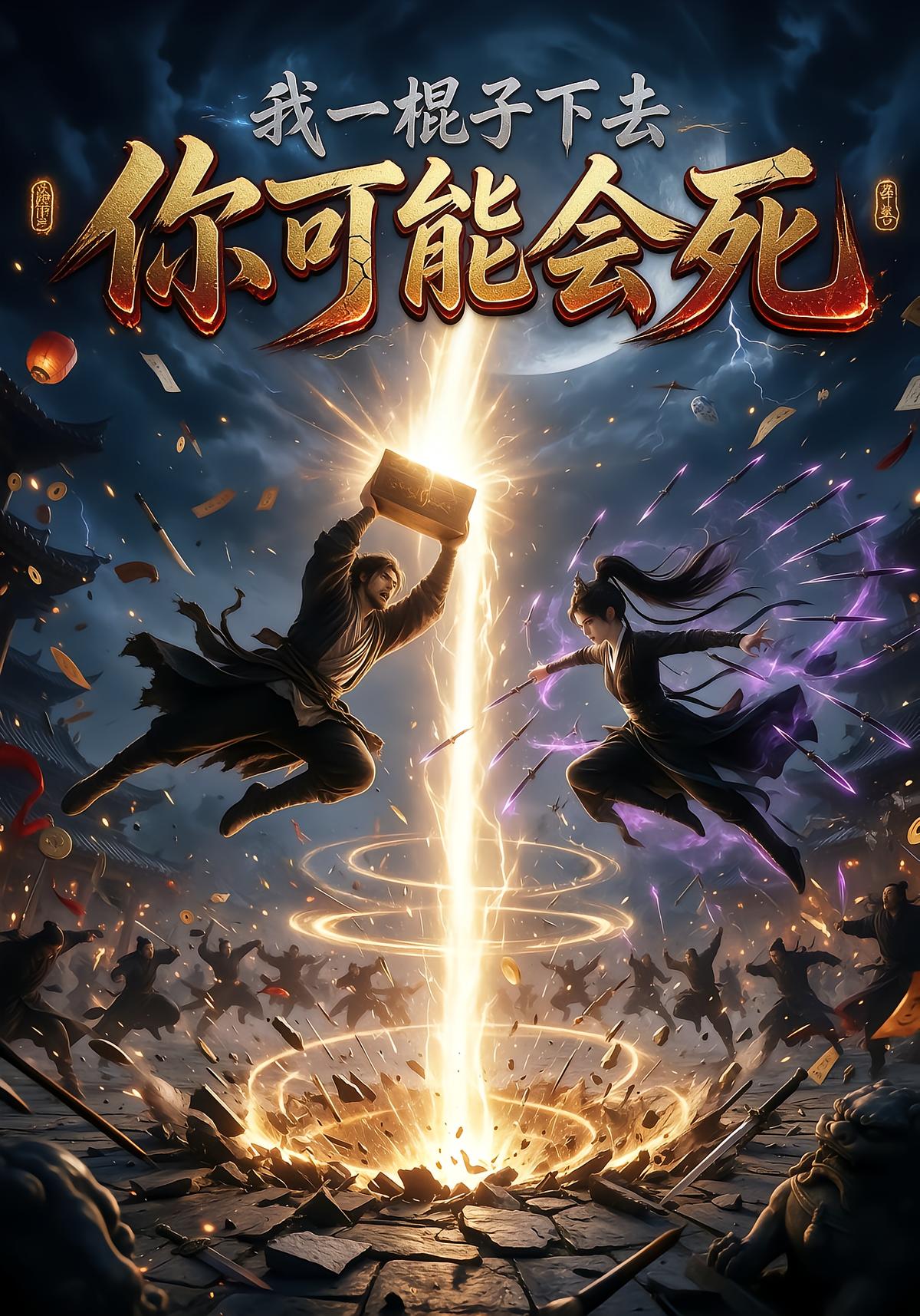 我一棍子下去，你可能会死
