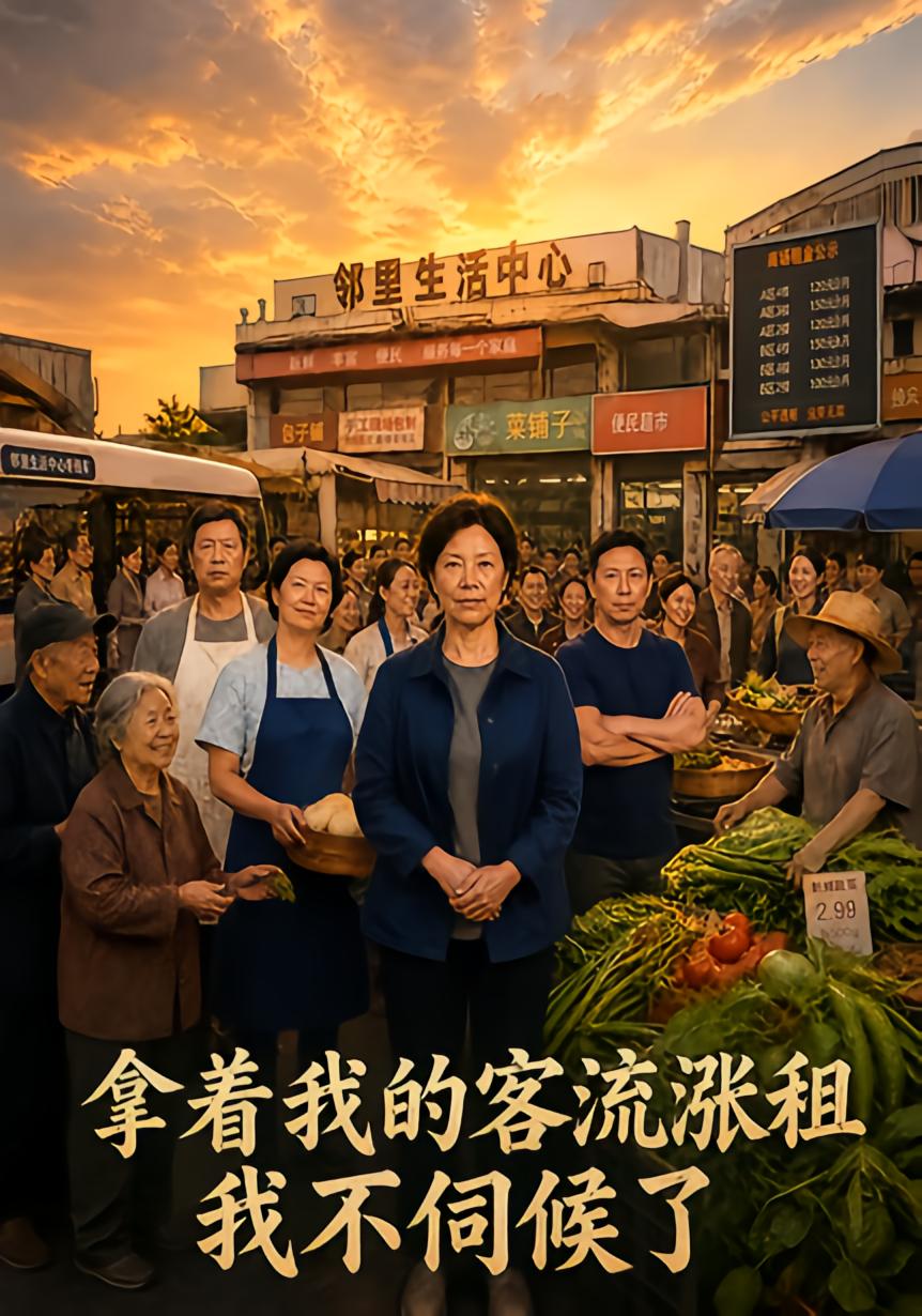 拿着我的客流涨租，我不伺候了