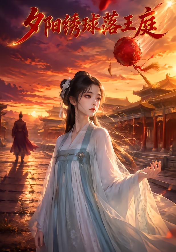 夕阳绣球落王庭