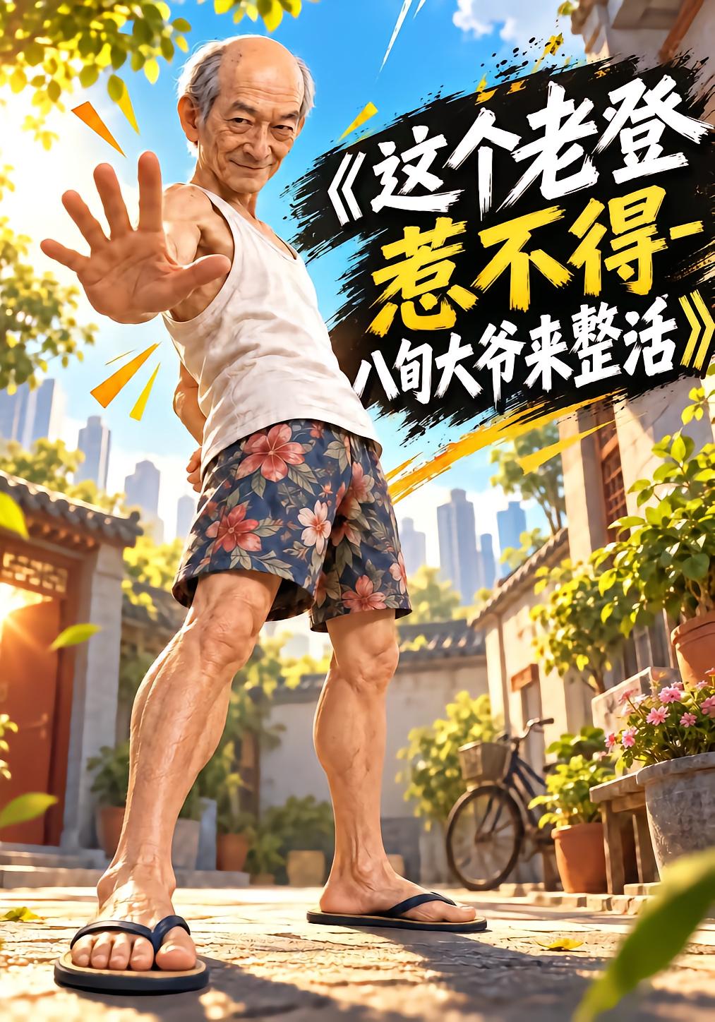 这个老登惹不得-八旬大爷来整活
