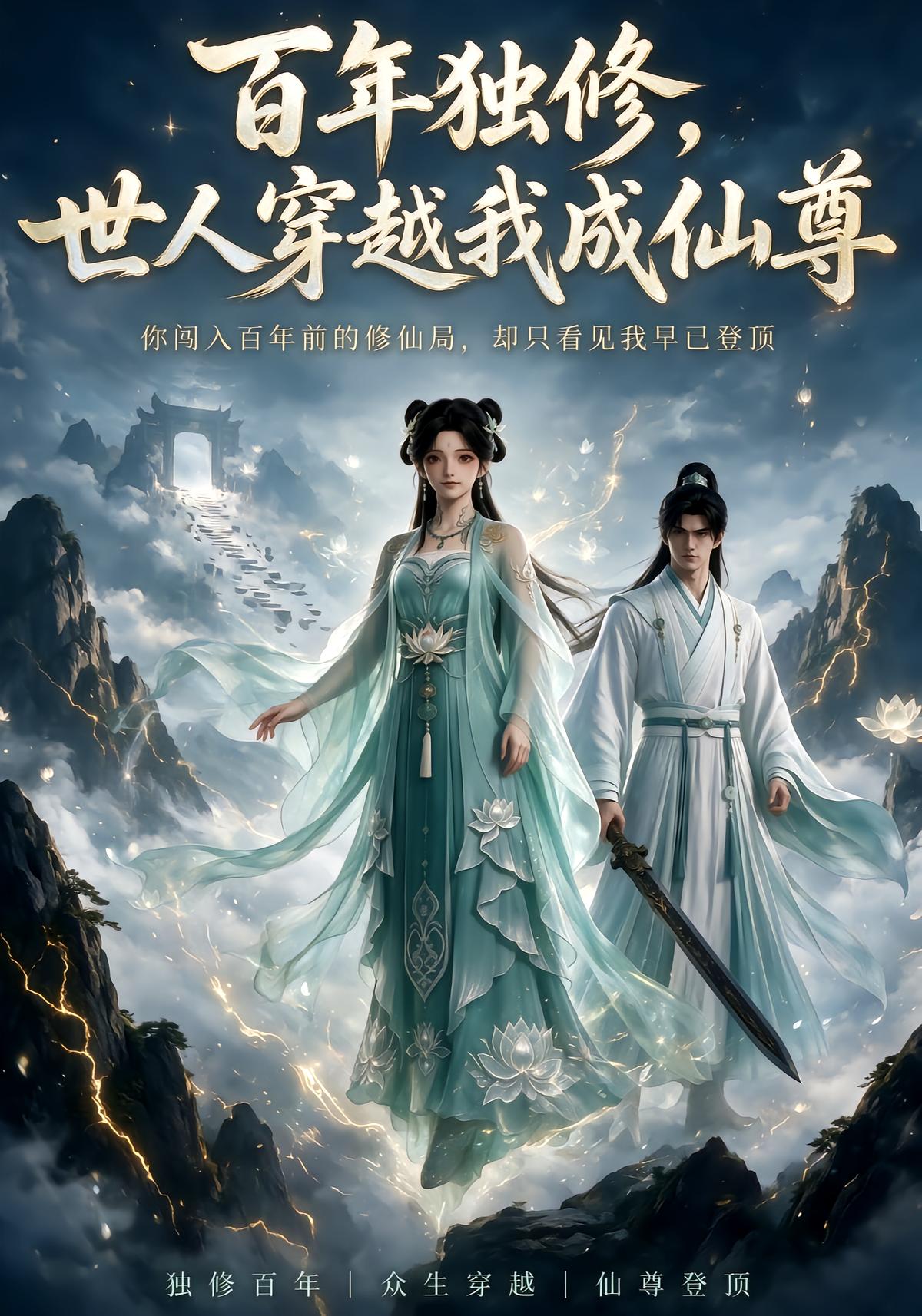 百年独修，世人穿越我成仙尊