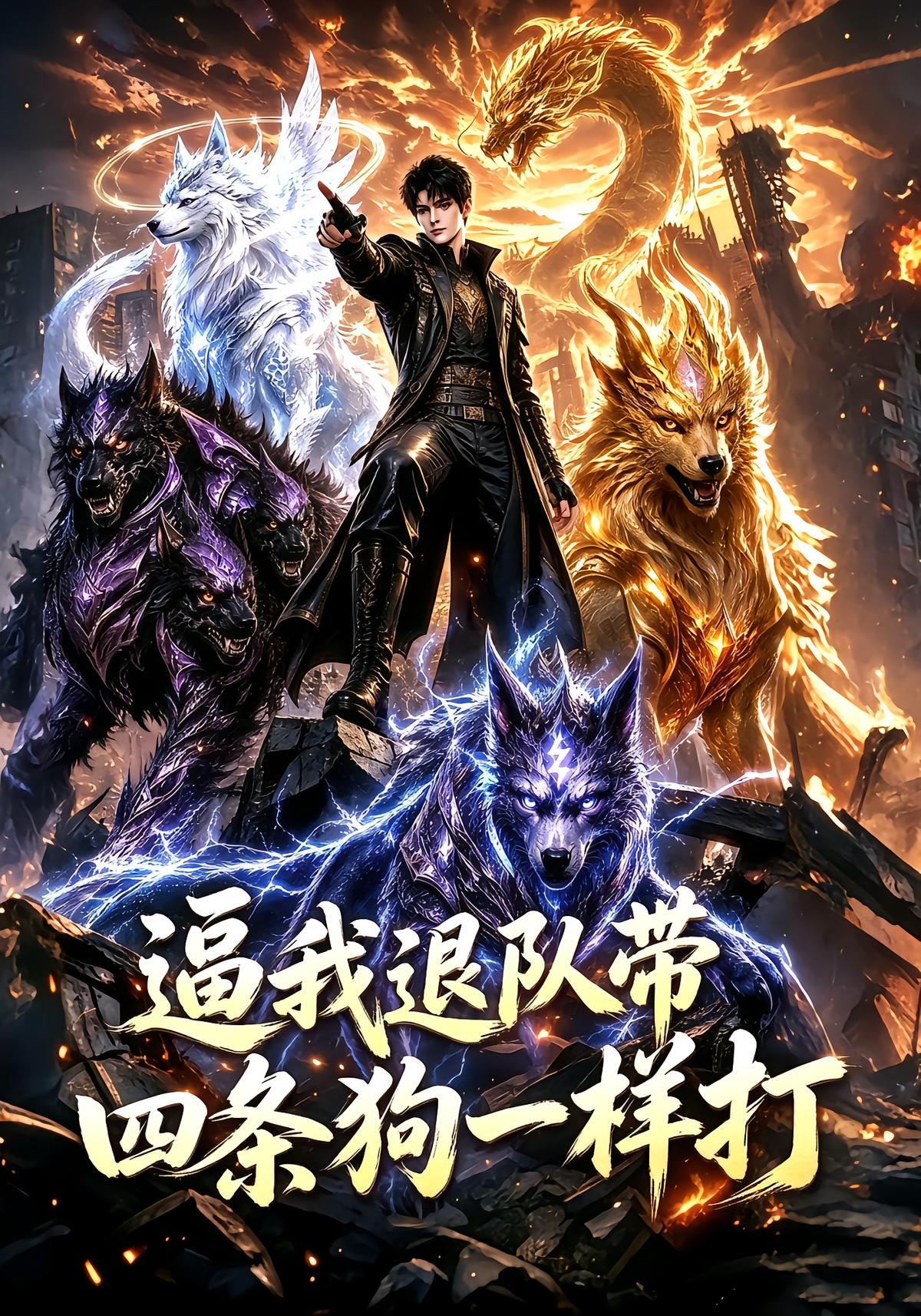 逼我退队带四条狗一样打