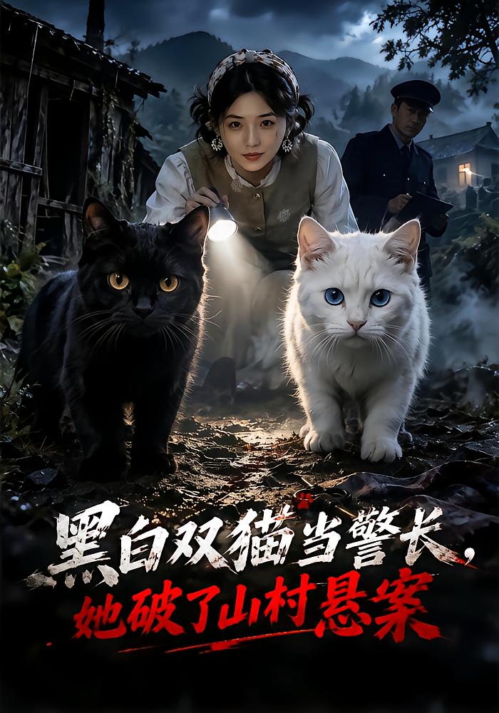 Black and White Cats Become Detectives