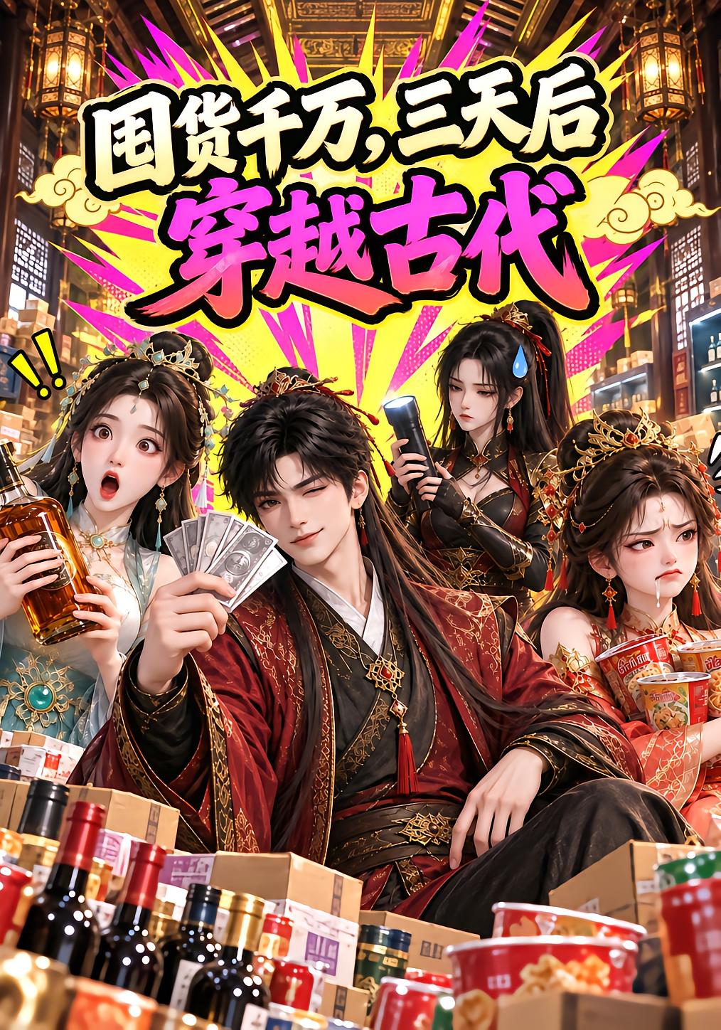 囤货千万，三天后穿越古代