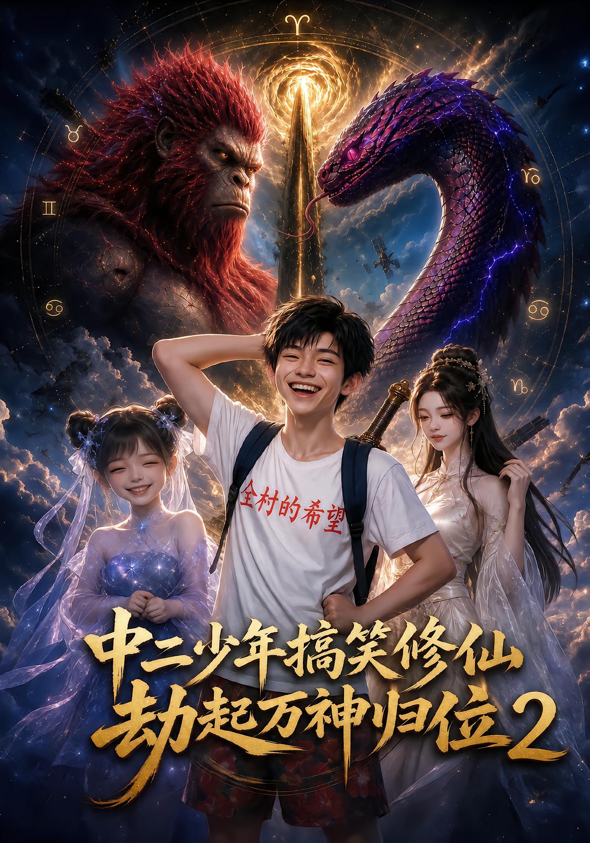 中二少年搞笑修仙，劫起万神归位2