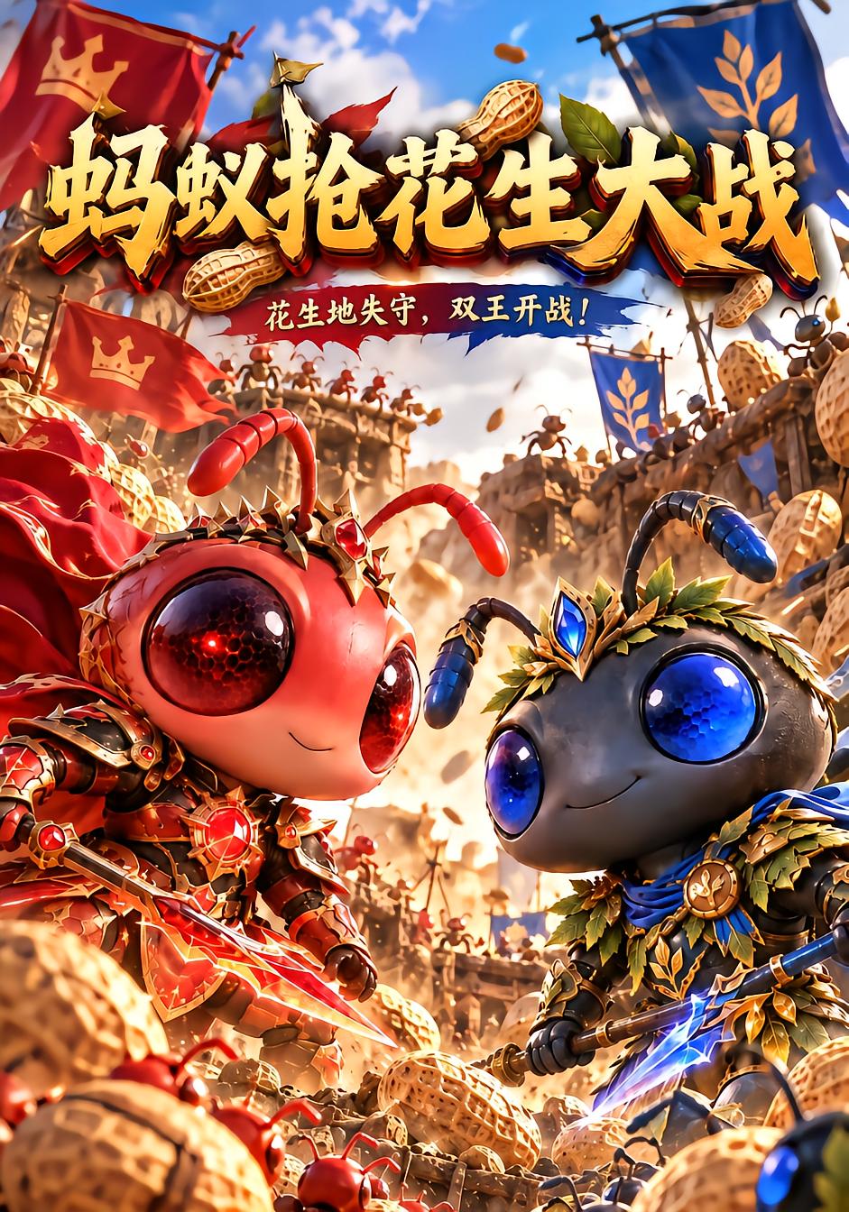 蚂蚁抢花生大战