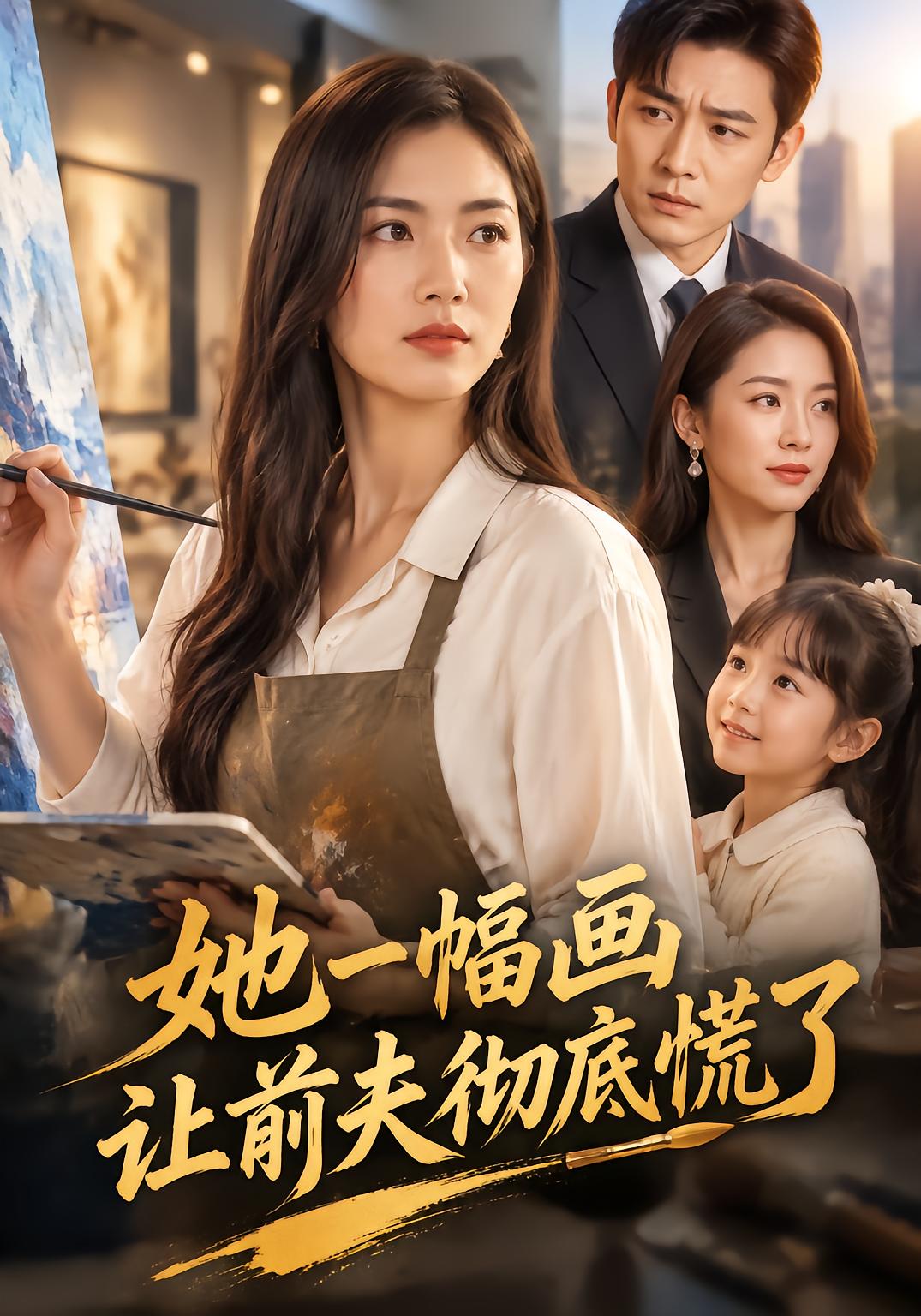 她一幅画让前夫彻底慌了