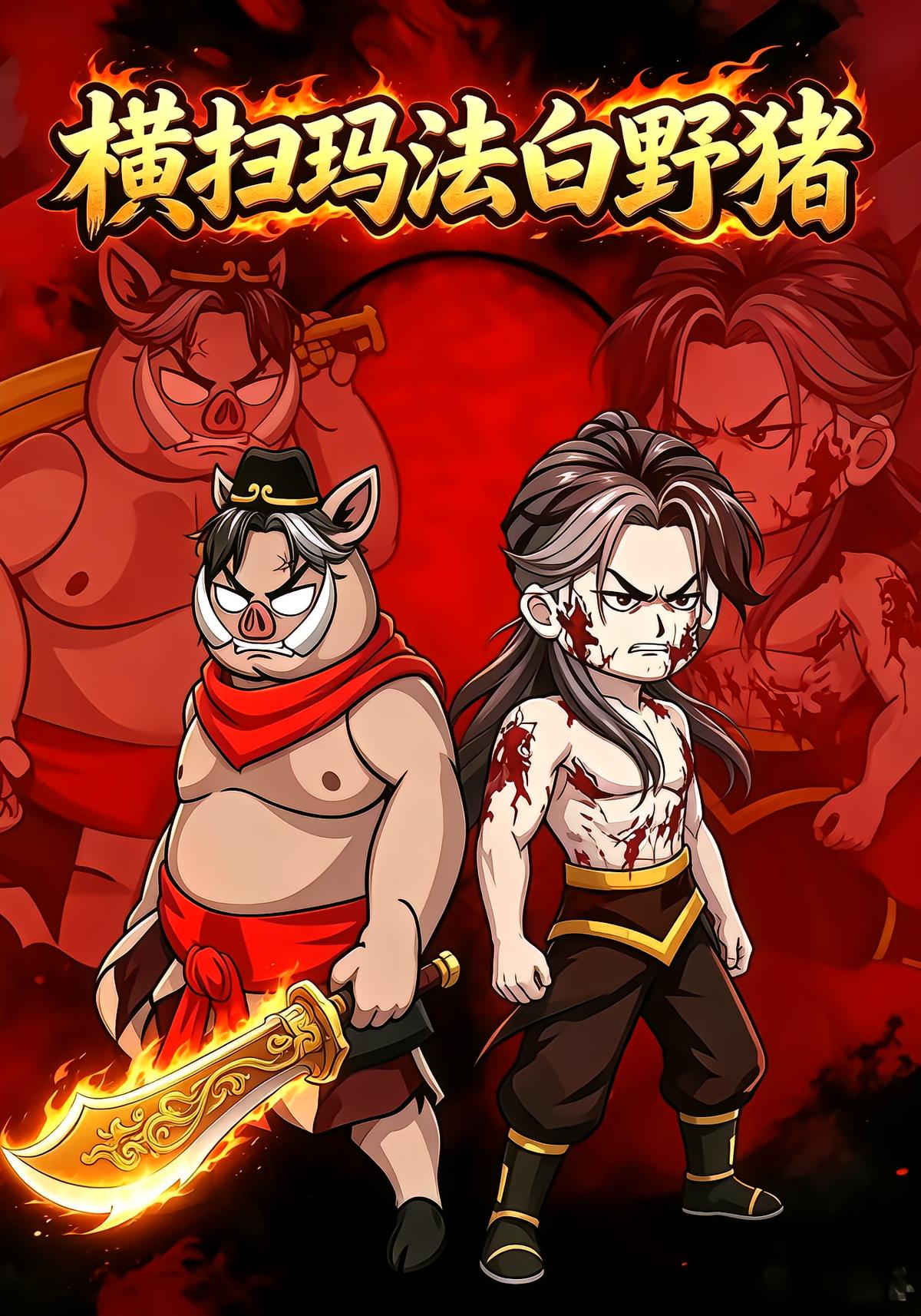 横扫玛法白野猪
