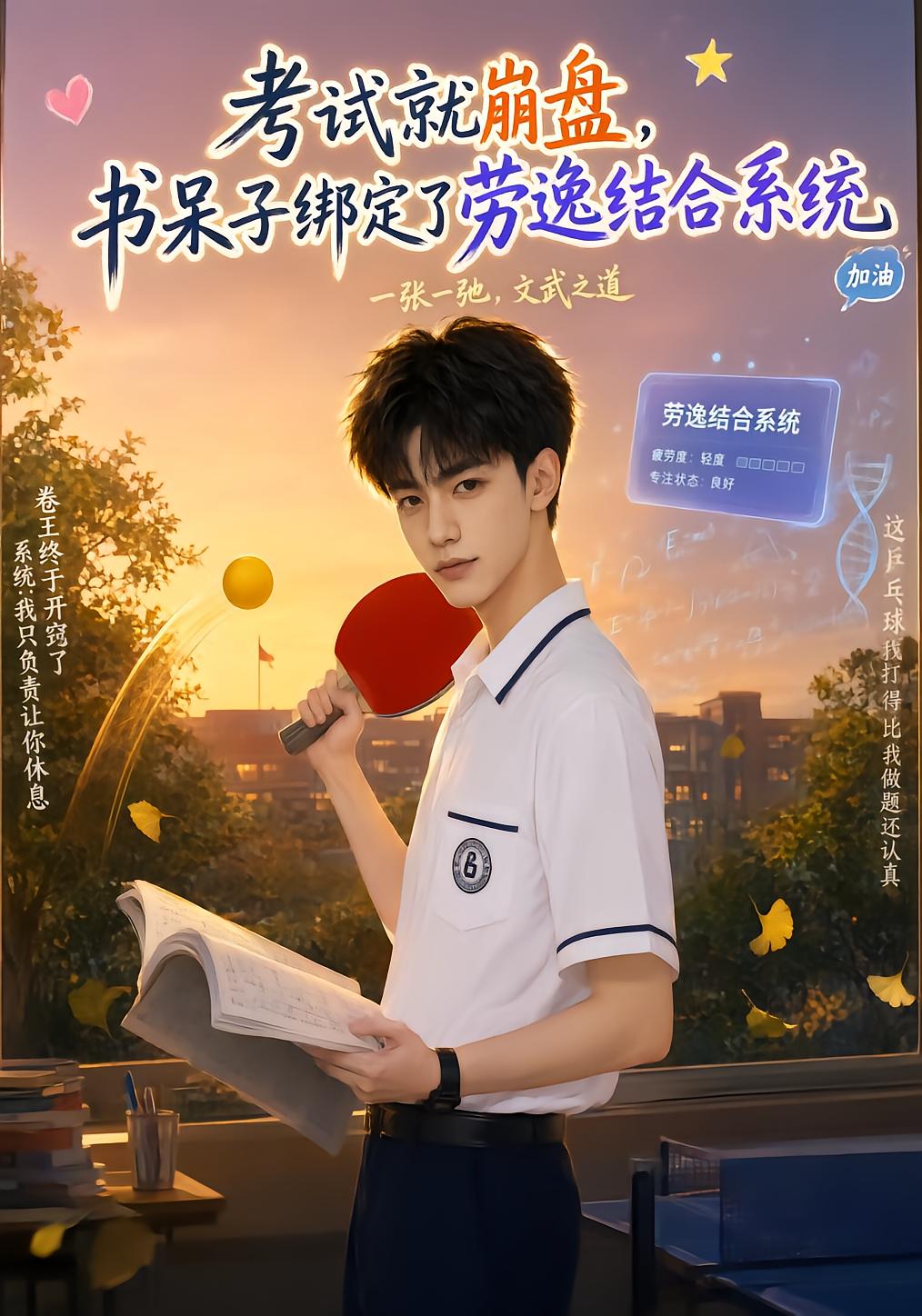 考试就崩盘，书呆子绑定了劳逸结合系统