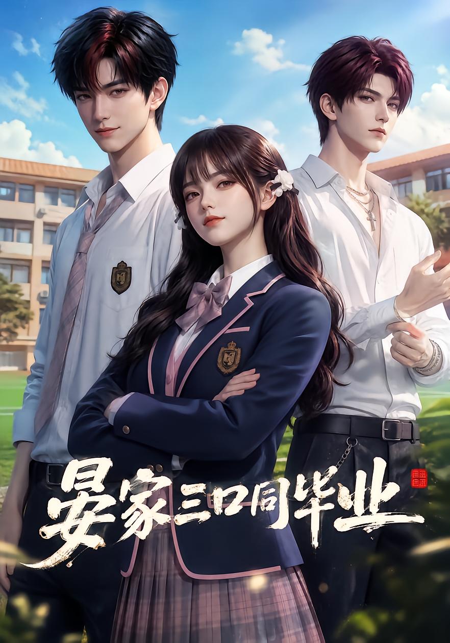 晏家三口同毕业