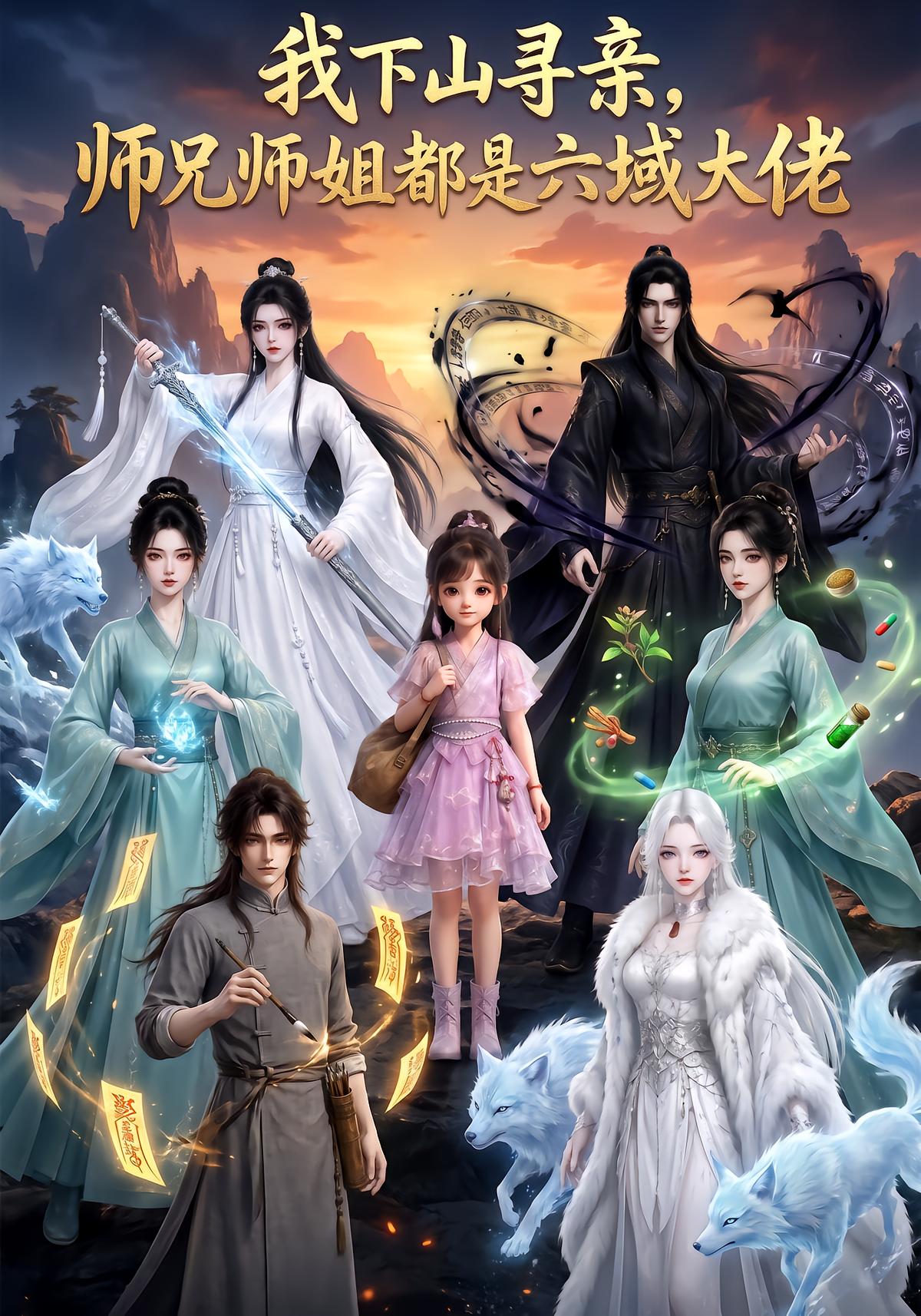我下山寻亲，师兄师姐都是六域大佬