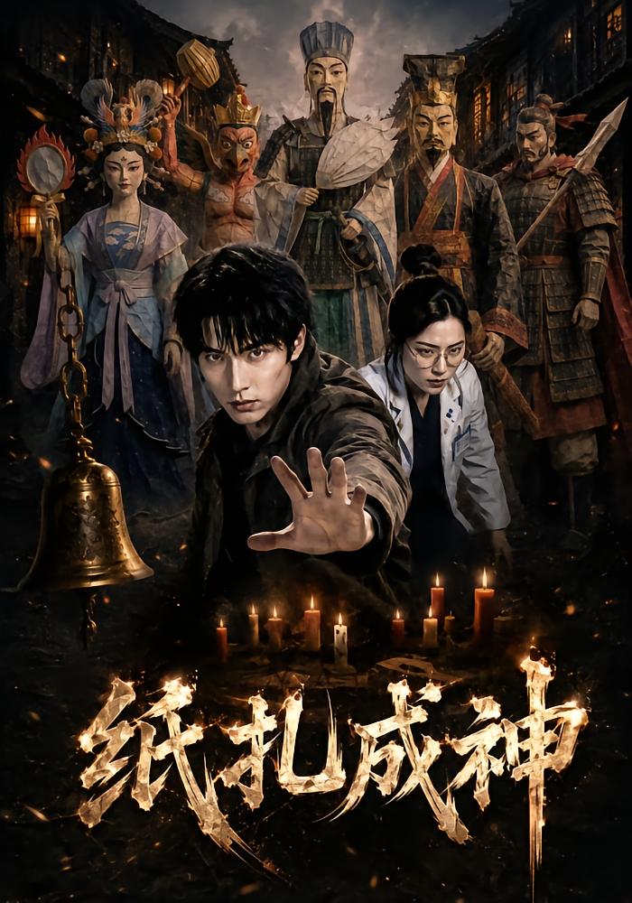 纸扎成神