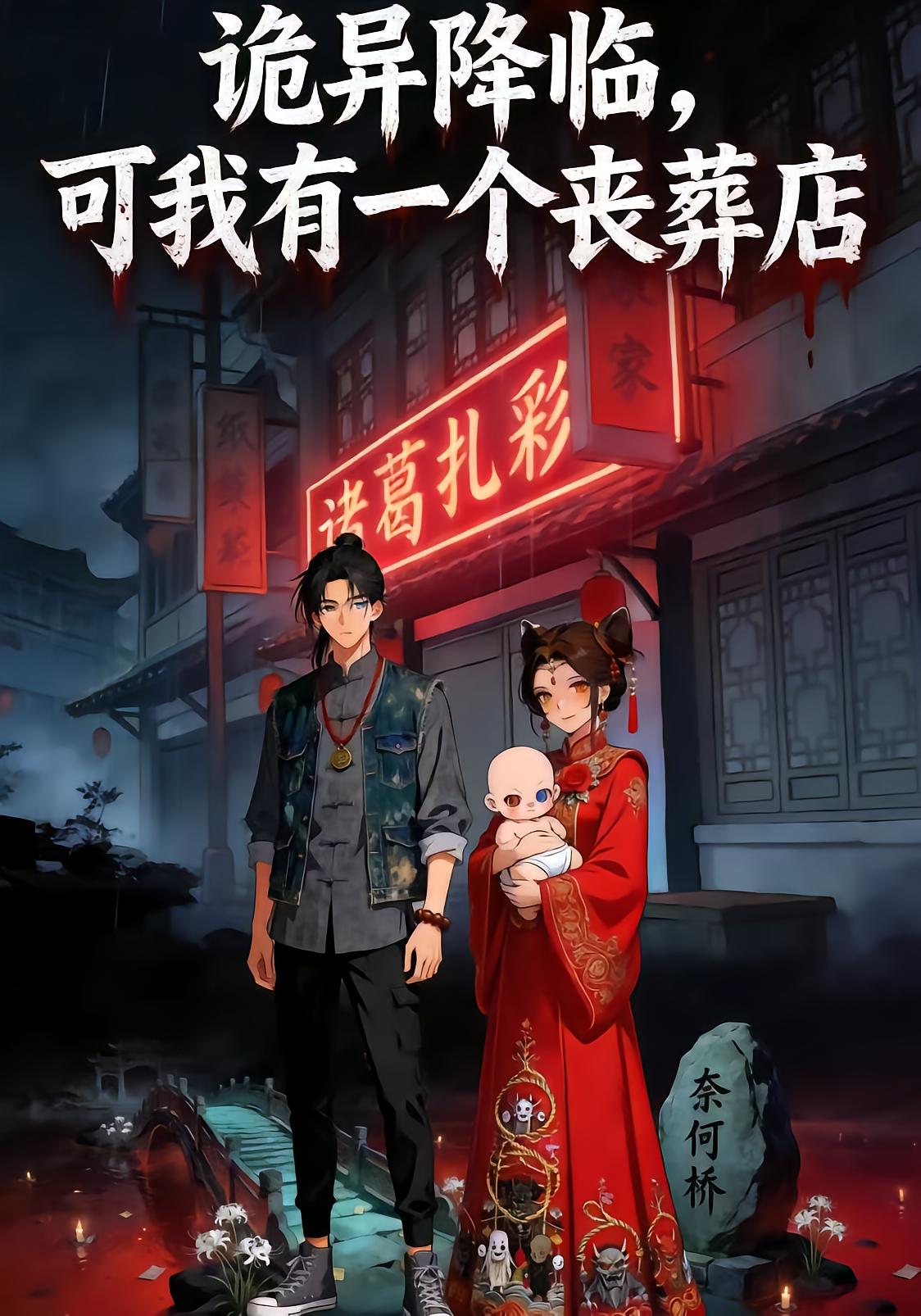 诡异降临，可我有一个丧葬店